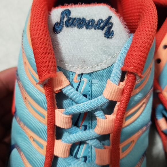 Nike Air Max Plus GS Blue Orange Size 5.5y - Picture 7 of 9